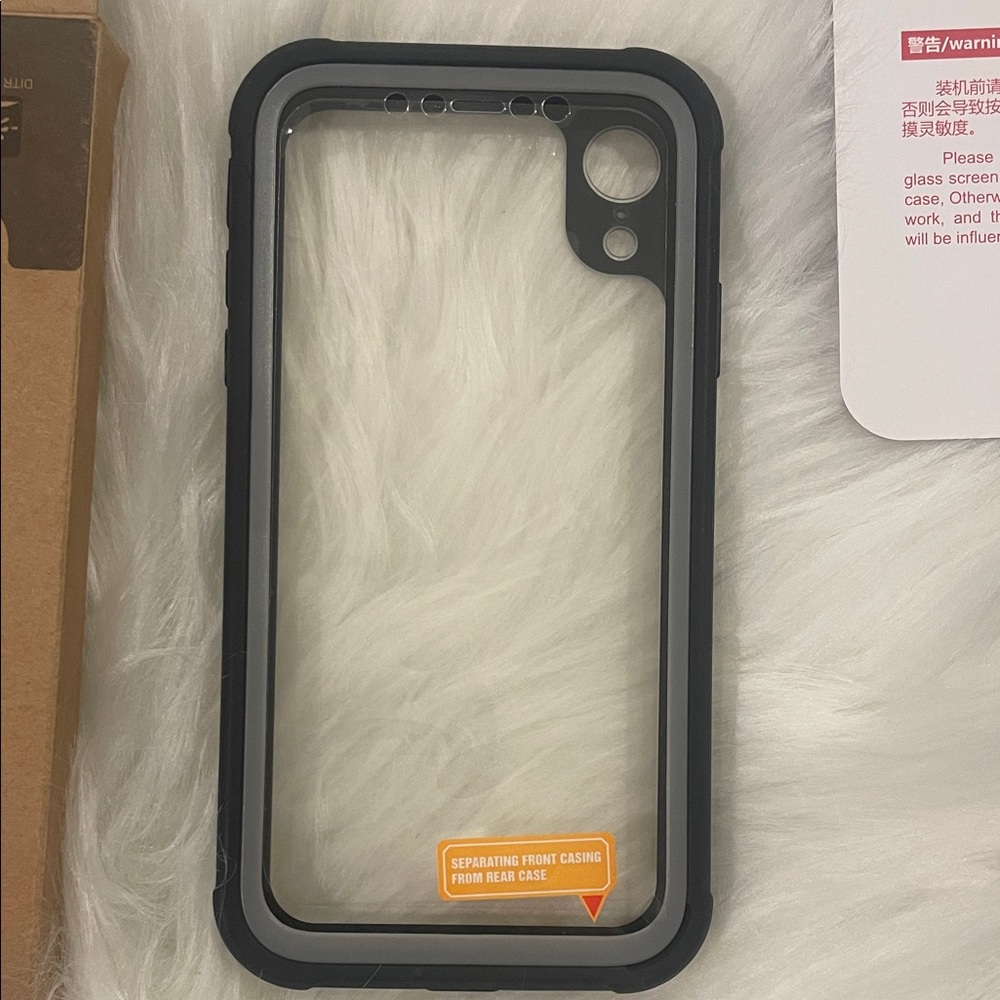 Black Rugged Bumper Case for iPhone XR 3 for $10